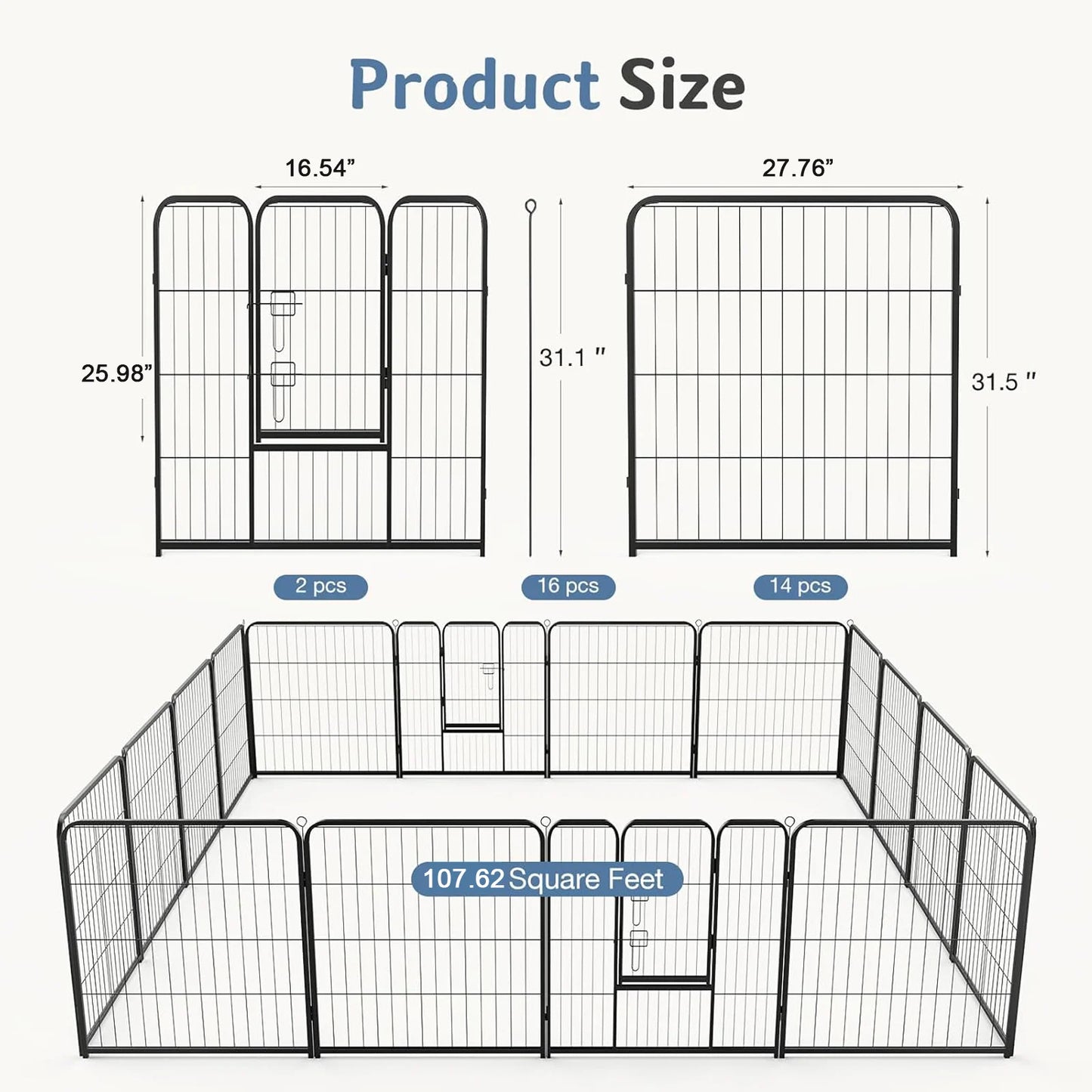 Panels Dog Playpen.