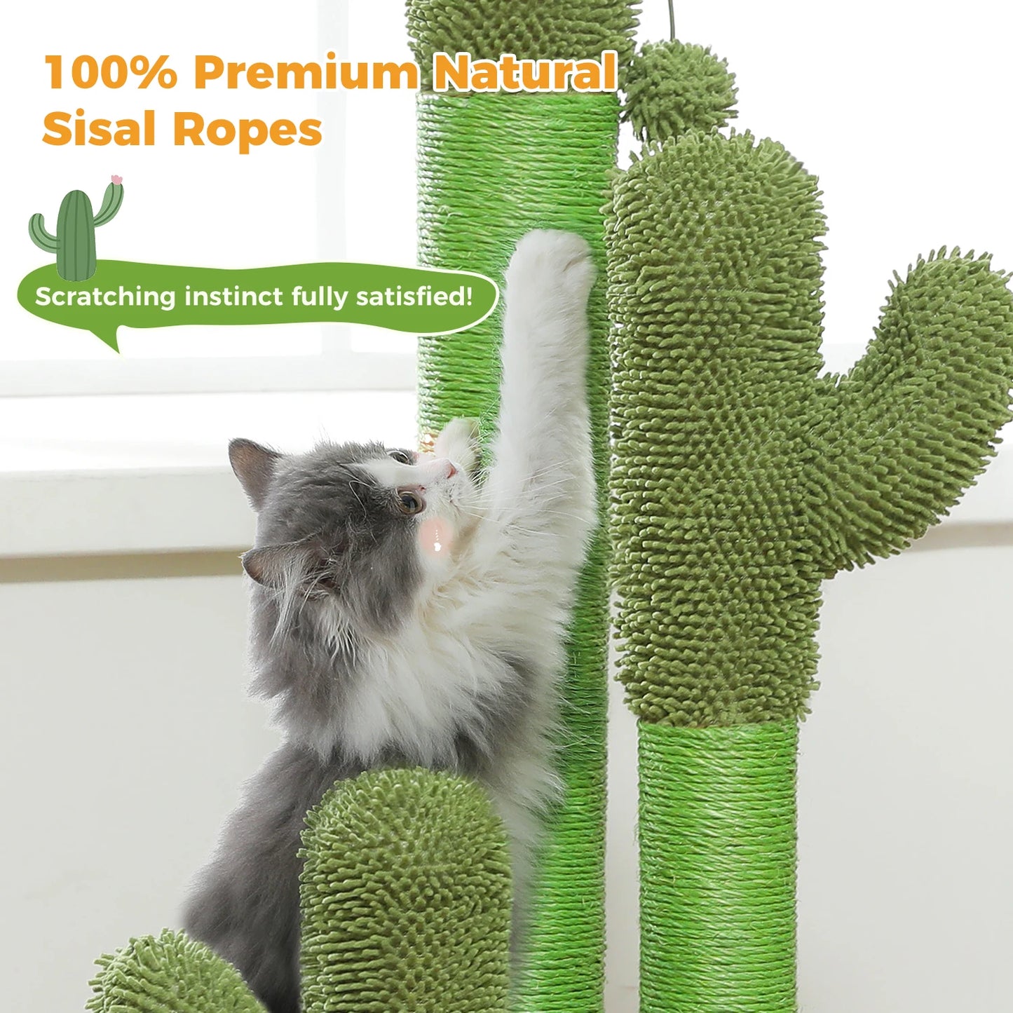 Cactus Cat Scratching Post.
