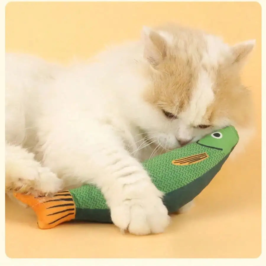 Realistic Fish Design Cat Toy.