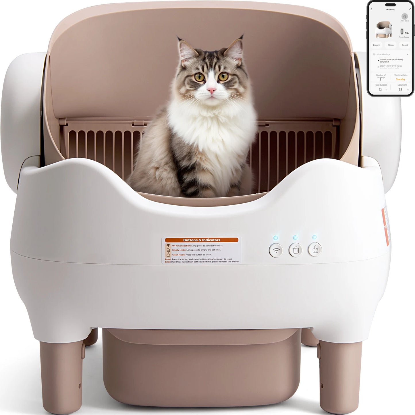 Self-Cleaning Litter Box.