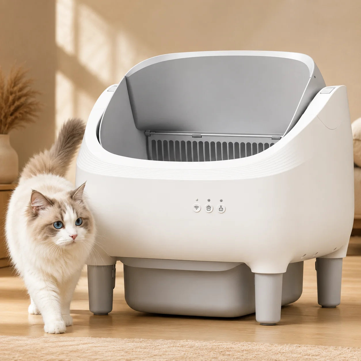 Smart Self‑Cleaning Cat Litter Box.