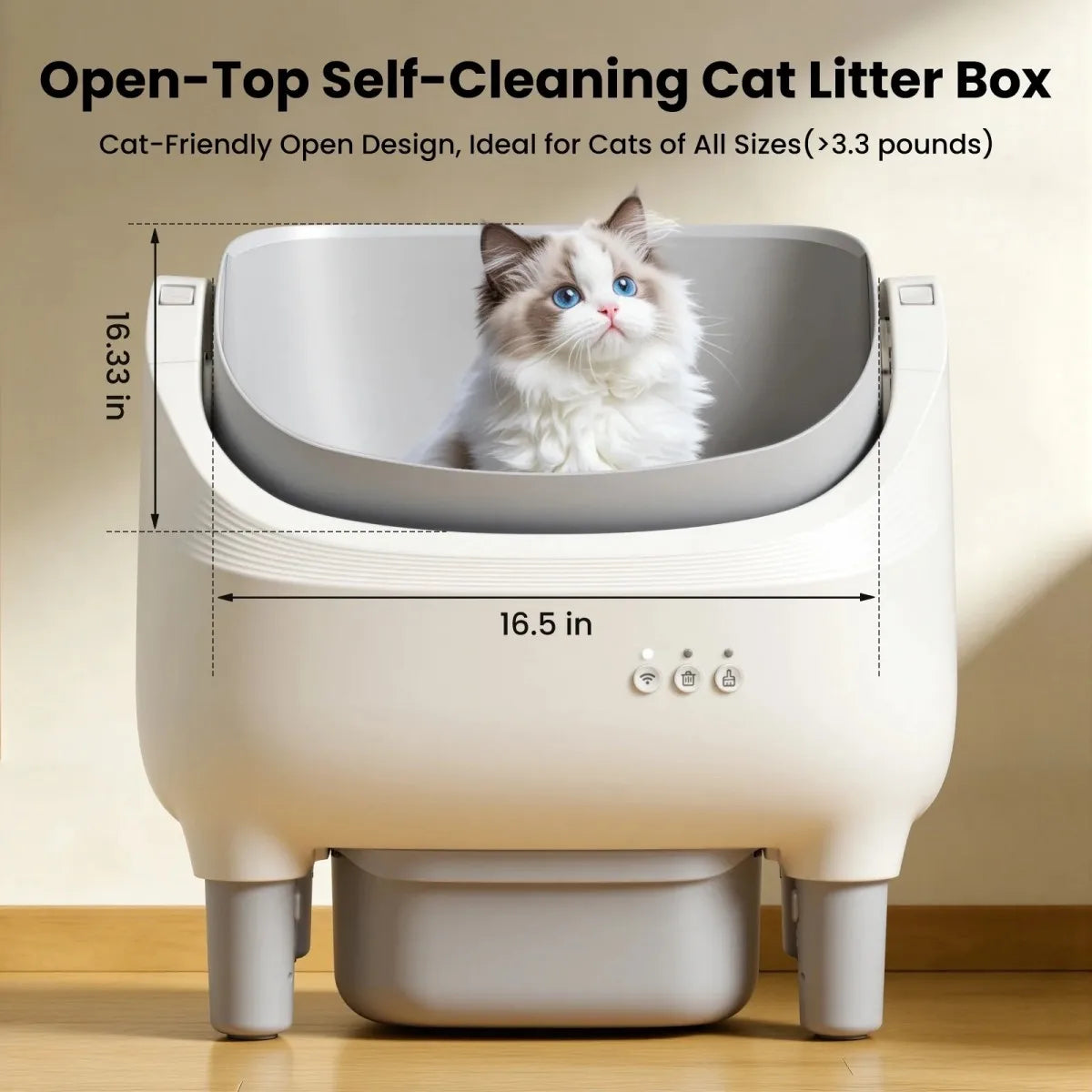 Smart Self‑Cleaning Cat Litter Box.