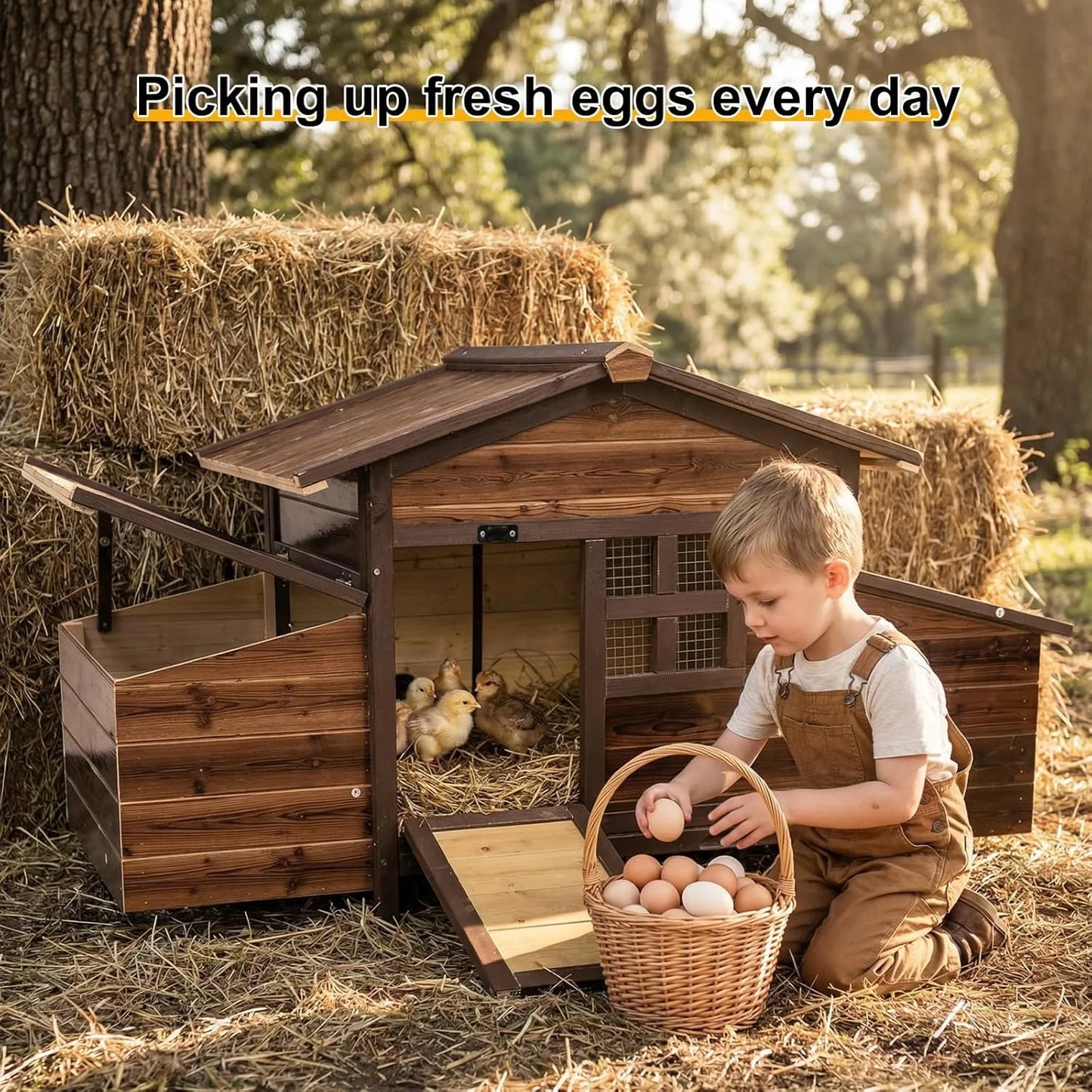 Chicken Coop with 2 Nesting Boxes.