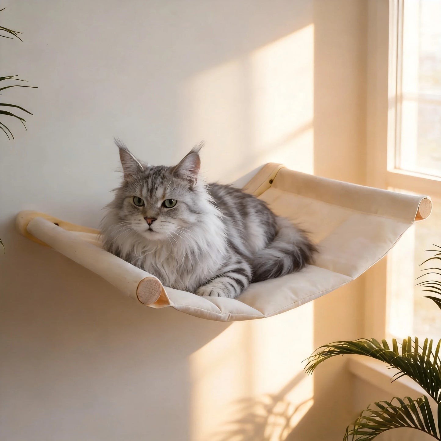 Wall Mounted Cat Hammock Set.