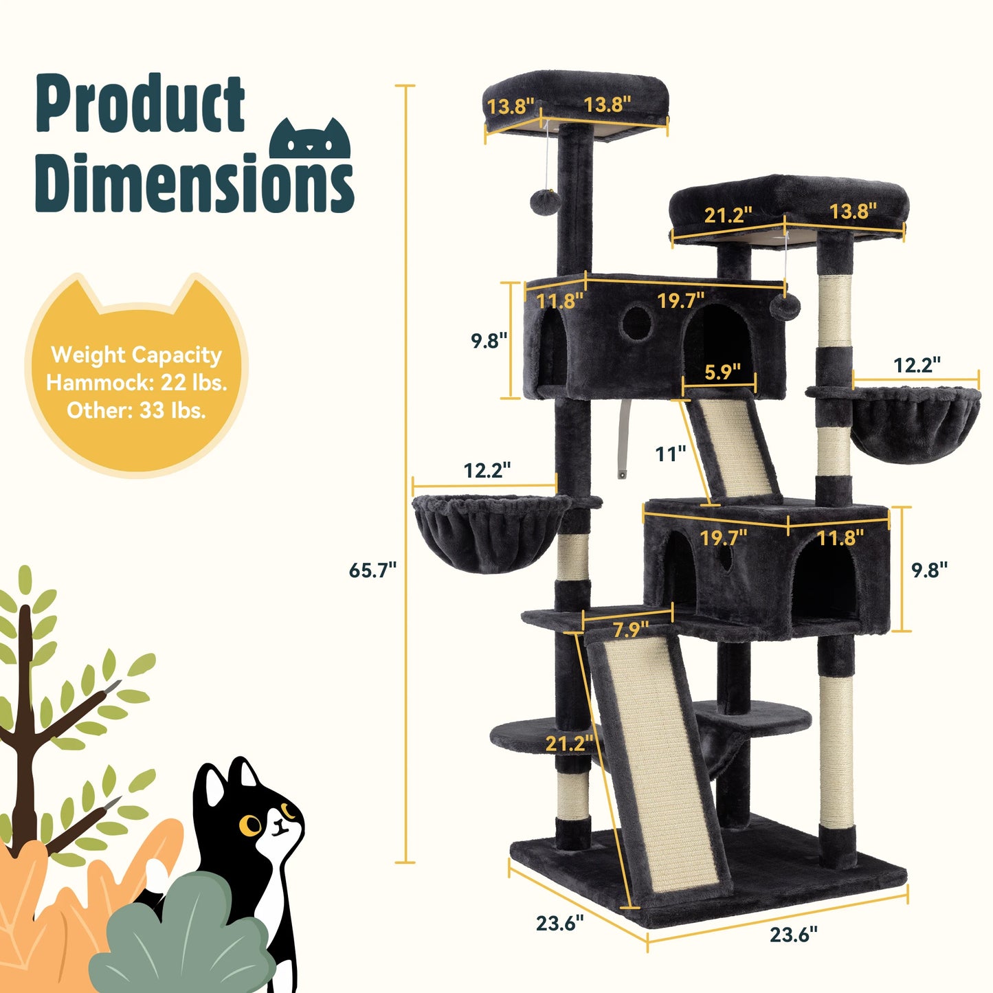 Large Cat Tree Tower.