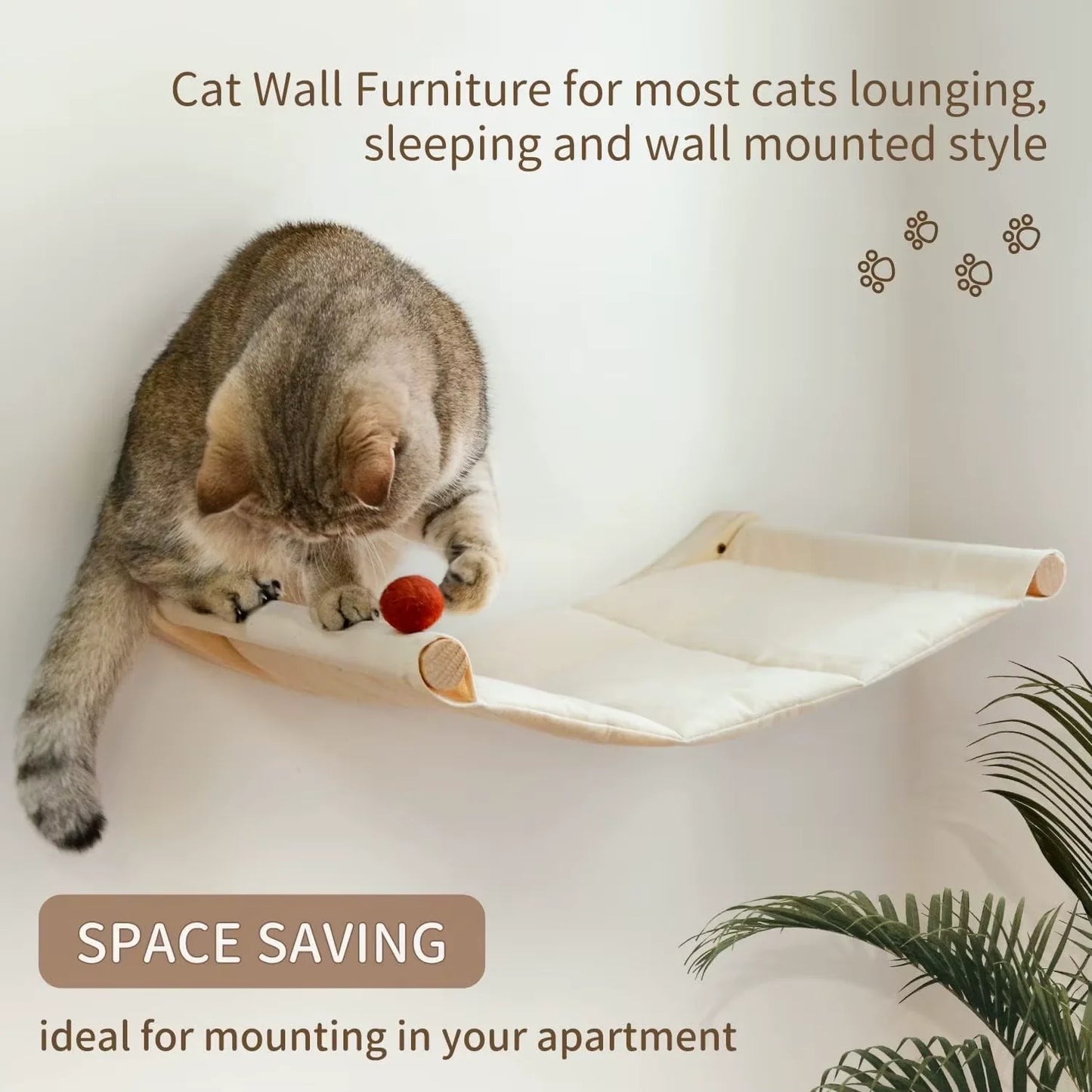 Wall Mounted Cat Hammock Set.