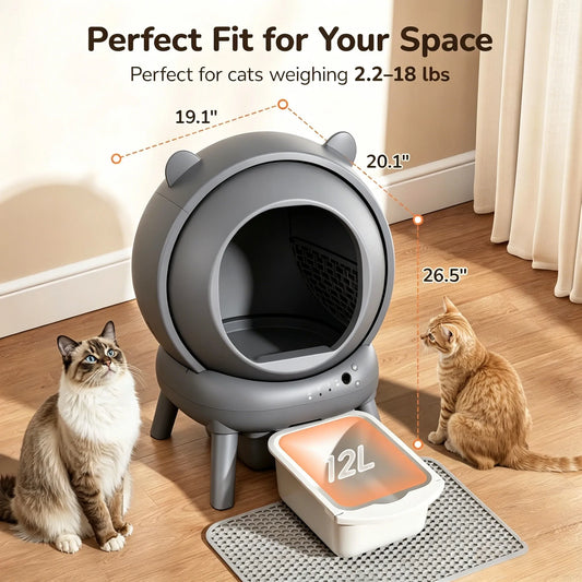 Self-Cleaning Cat Litter Box.
