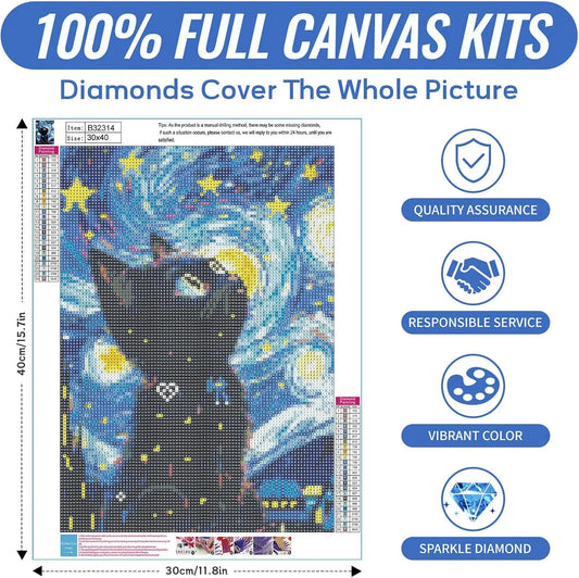 DIY 5D Diamond Painting Kit.