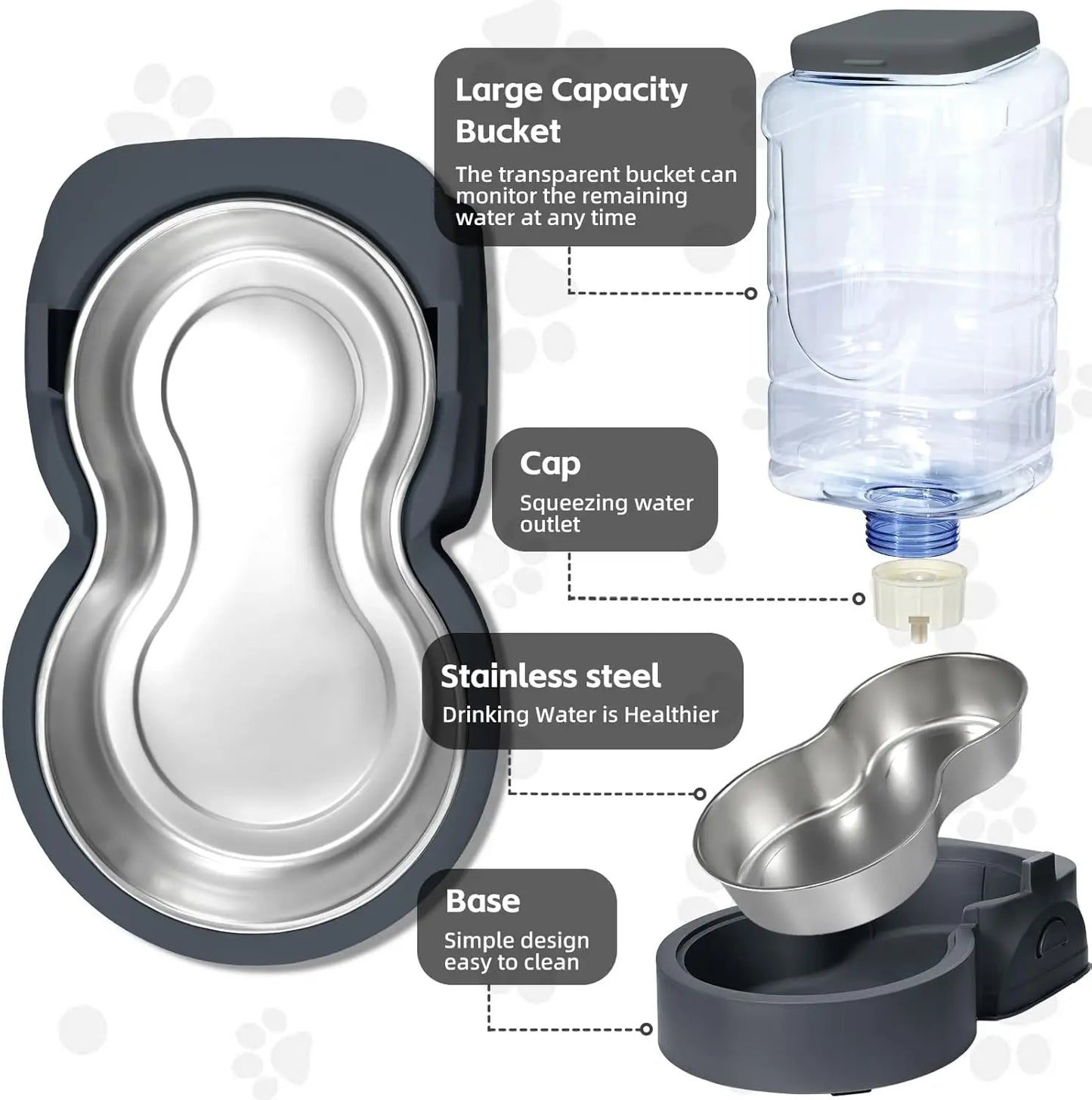 Automatic Cat Feeder and Water Dispenser.