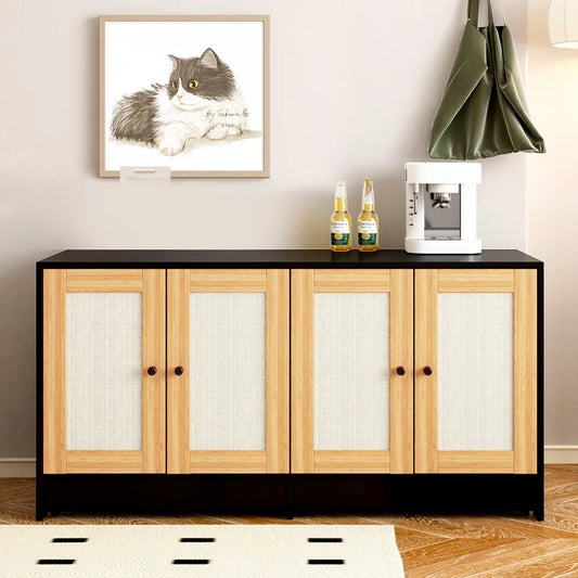 Double Cat Litter Box Enclosure.