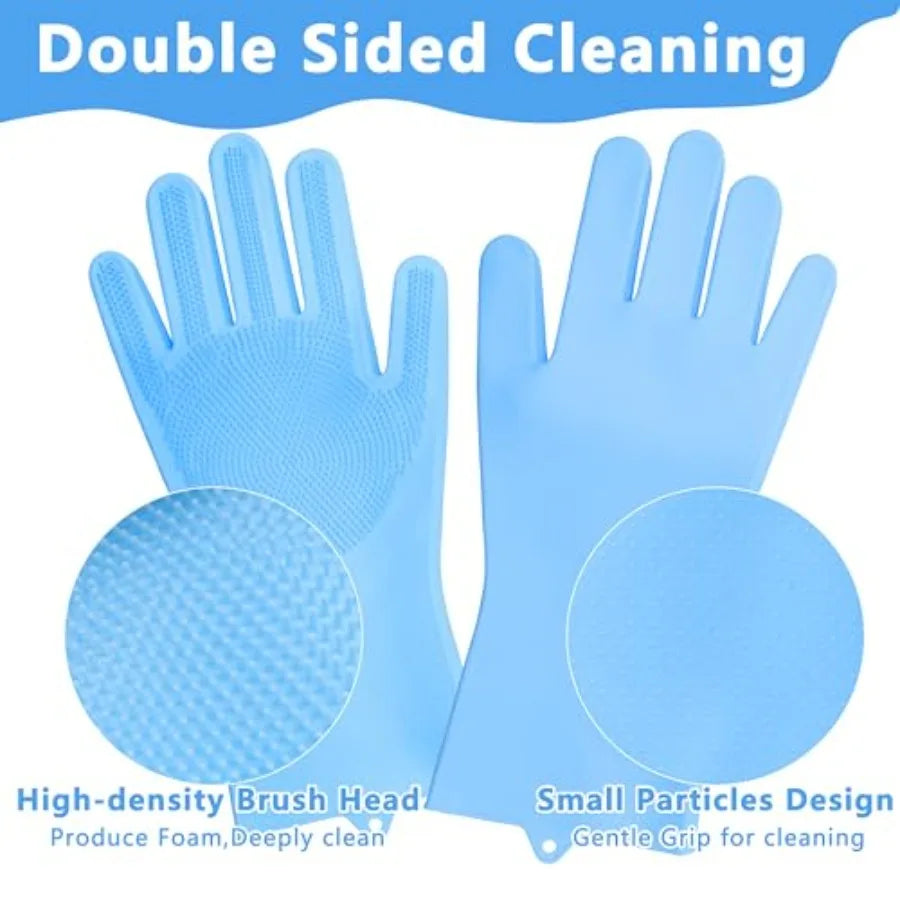 Pet Grooming Gloves for Bathing Dogs and Cats.
