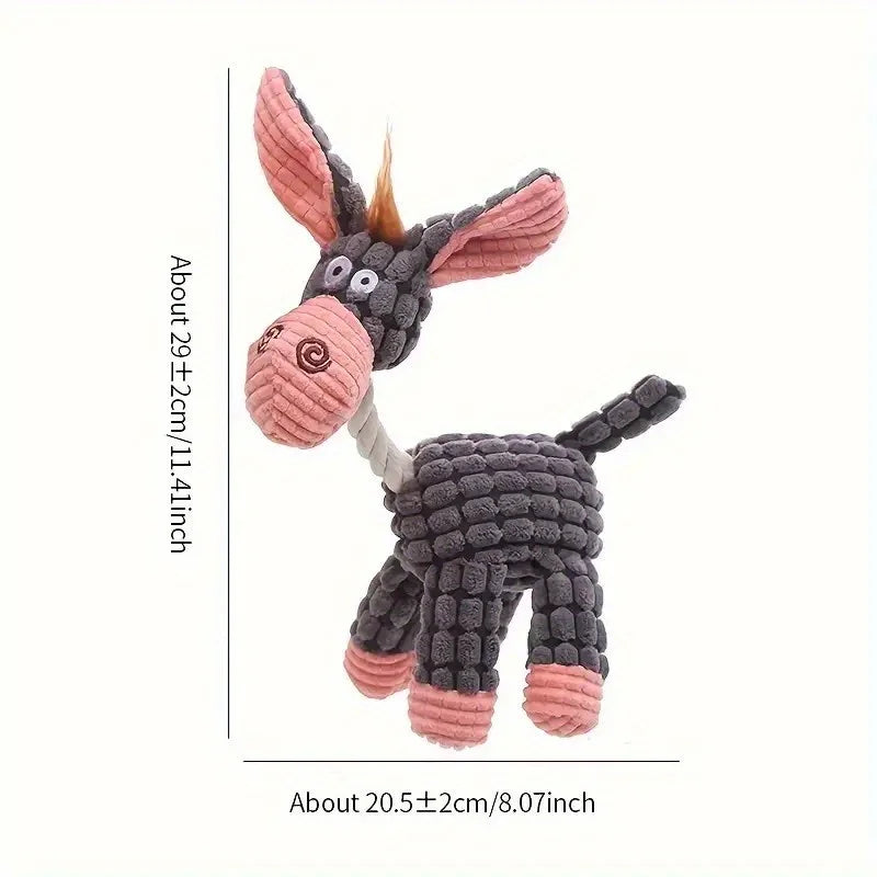 Plush Squeaky Puppy Chew Toys.       I