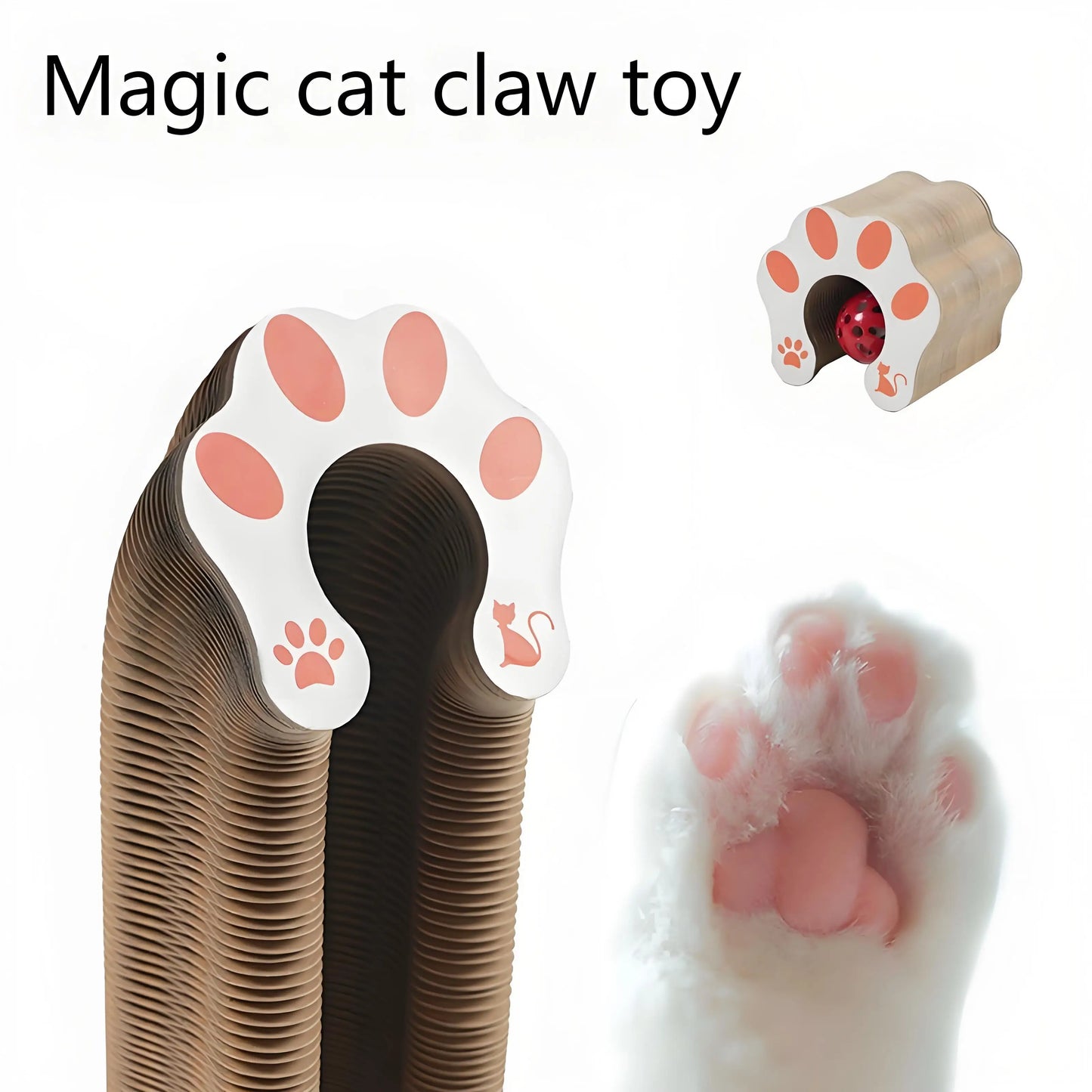 Cat Scratching Board with Bell.