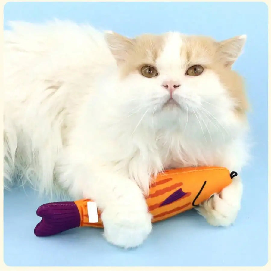 Realistic Fish Design Cat Toy.