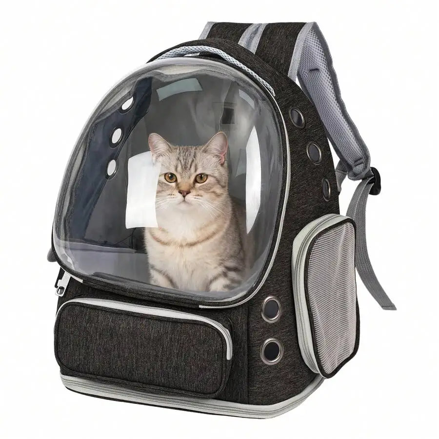 Large Capacity Transparent Cat Backpack.