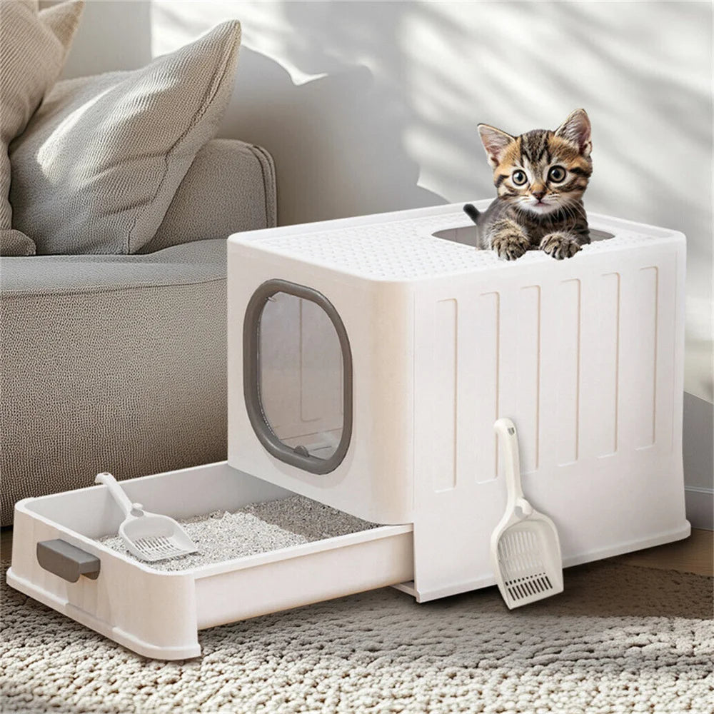 Large Cat Litter Box.