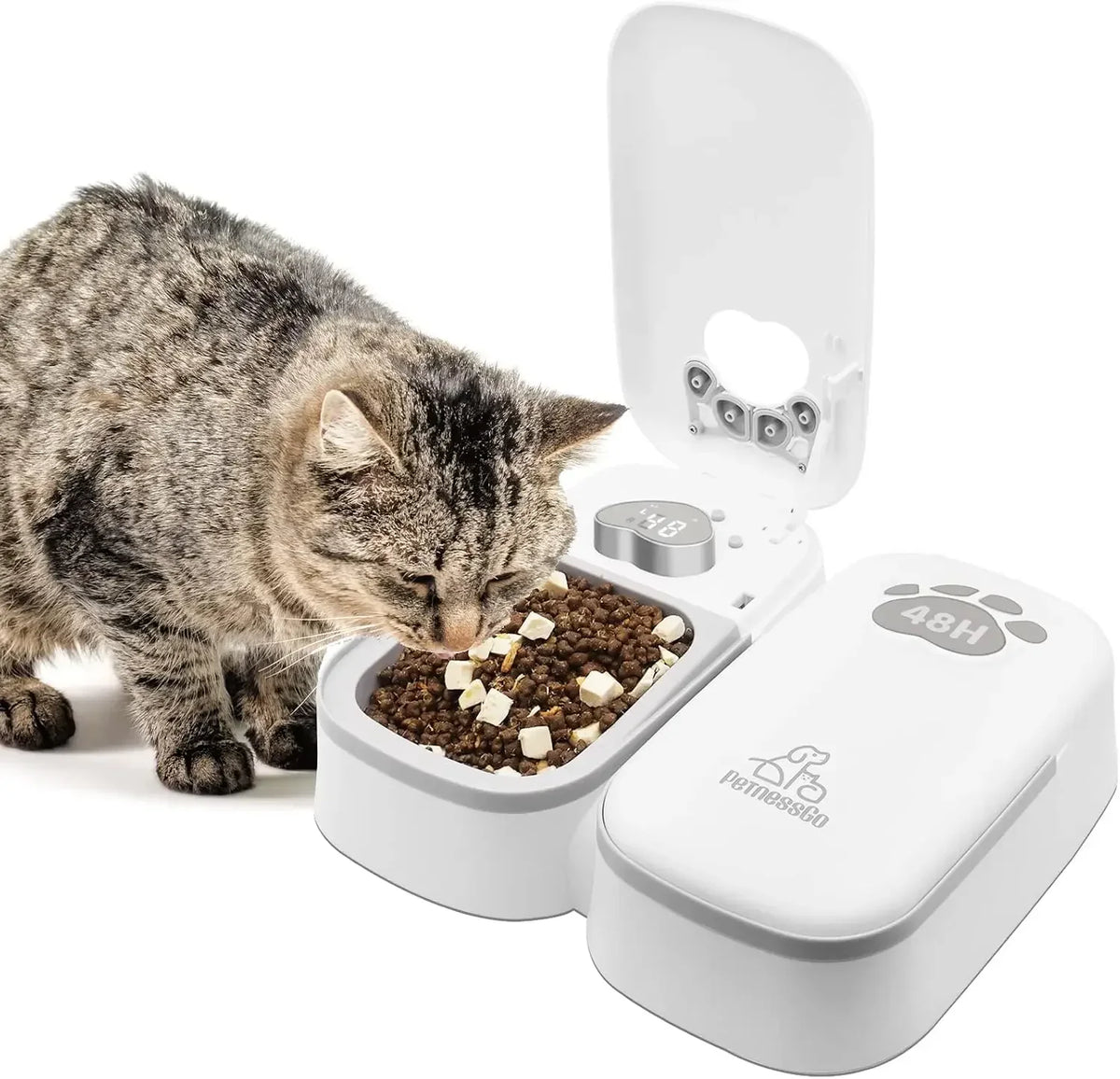 Automatic Wet Food Cat Feeder.