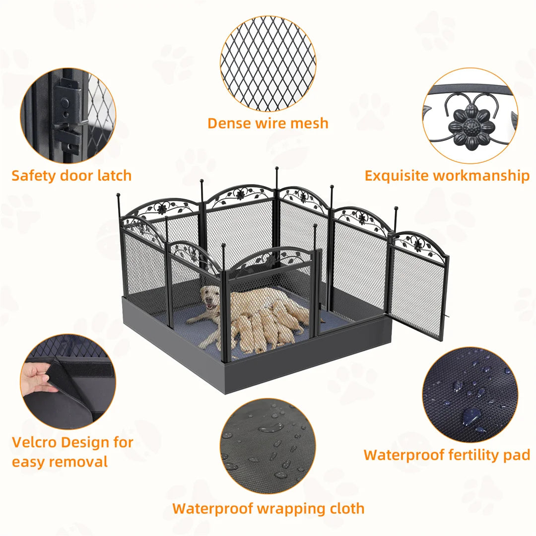 DIY Heavy Duty Dog Playpen.