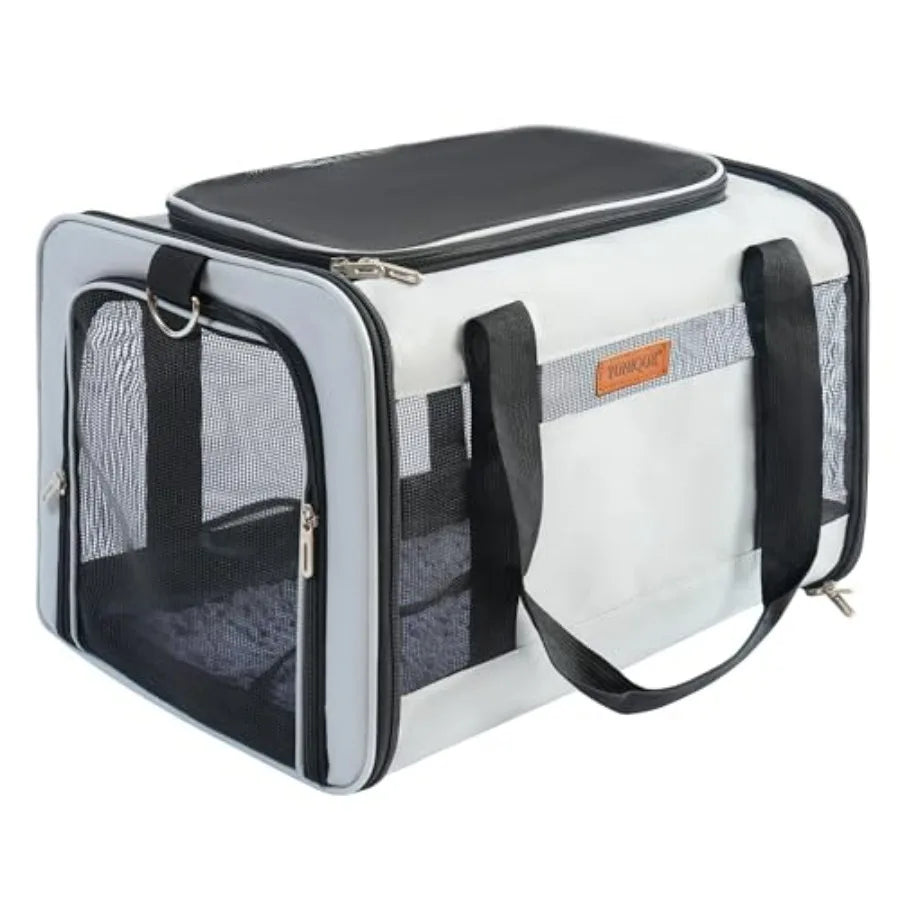 Soft-Sided Cat and Dog Carrier.