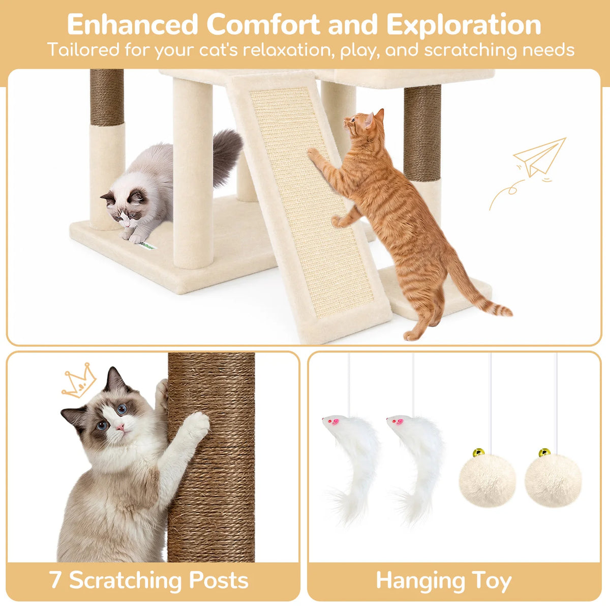 Cat Scratcher Tree for Large Cats.