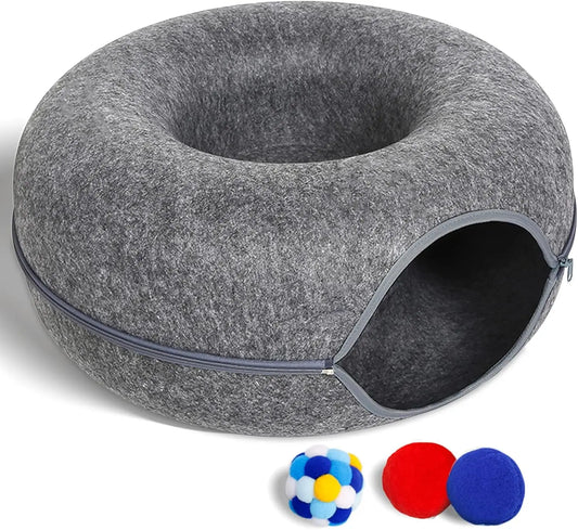 Large Cat Donut Bed.