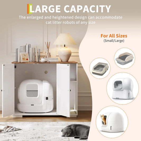 Cat Litter Enclosure.