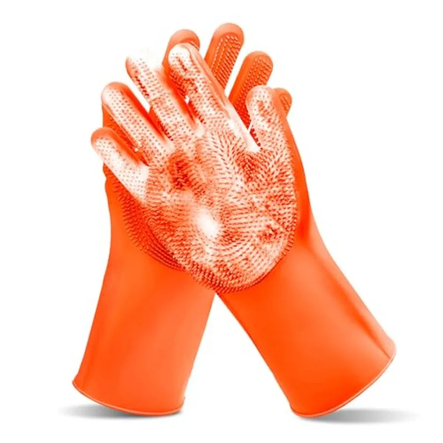 Pet Grooming Gloves for Bathing Dogs and Cats.