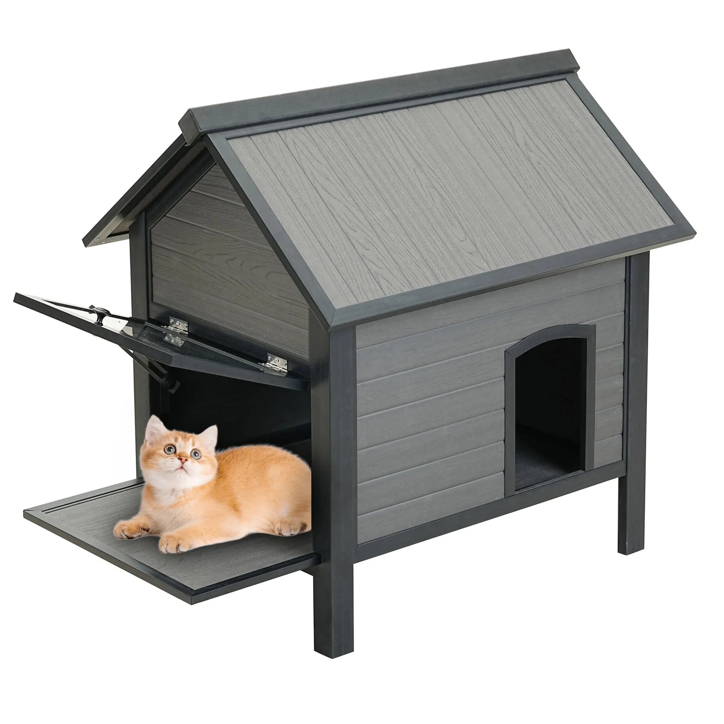 HDPE Indoor Outdoor Cat House.