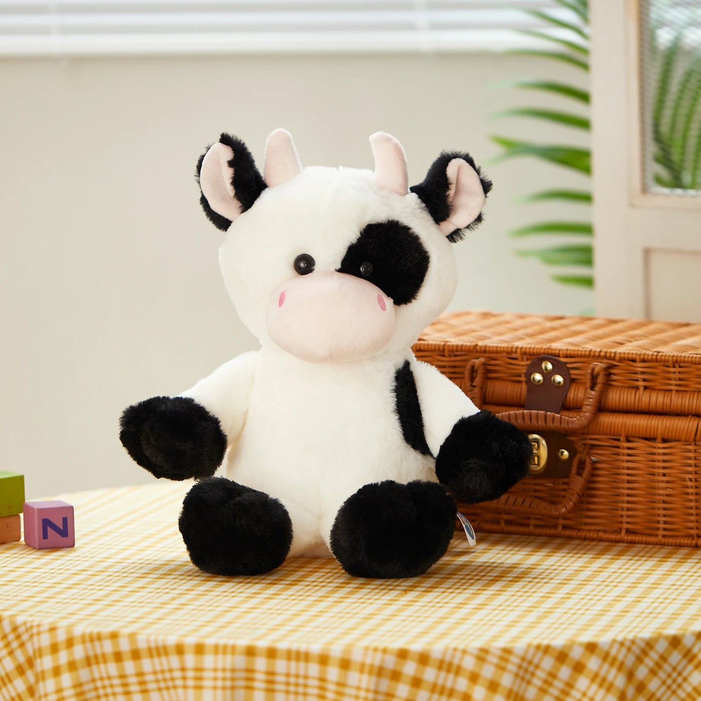 Glowing Dairy Cattle Plush Toy.