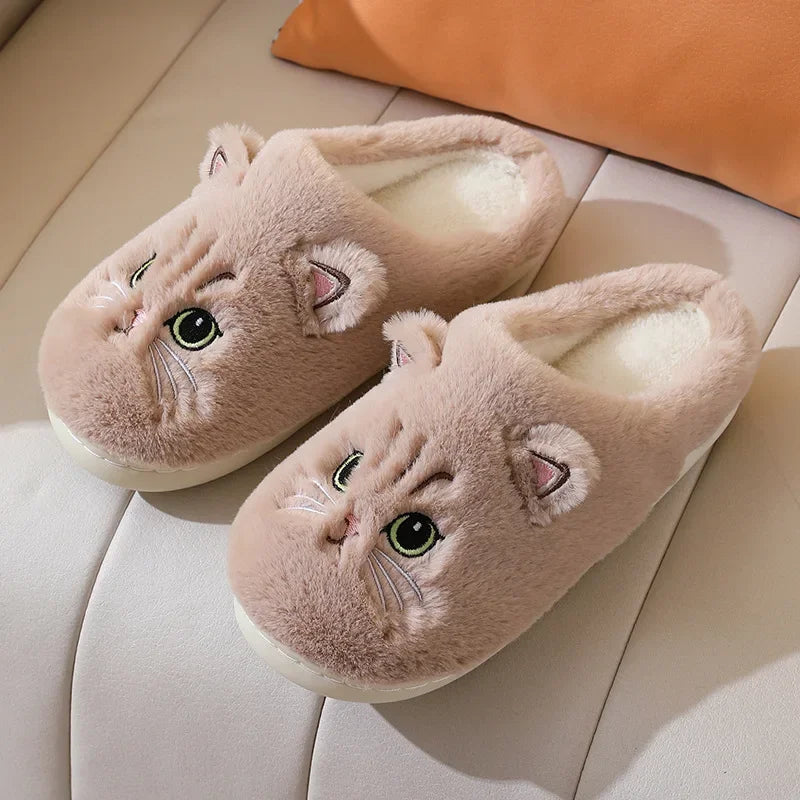 Cat Winter Home Slippers.