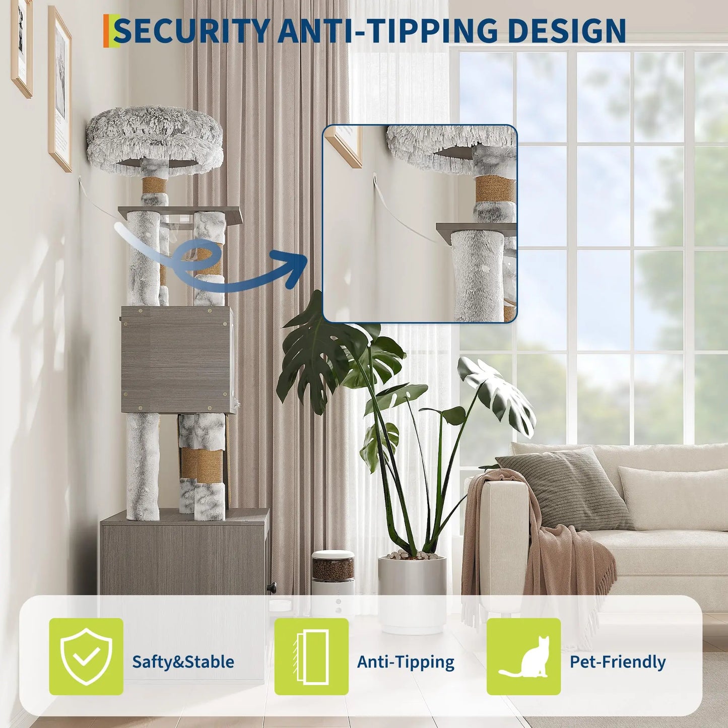 Multi-Level Cat Tree Tower.