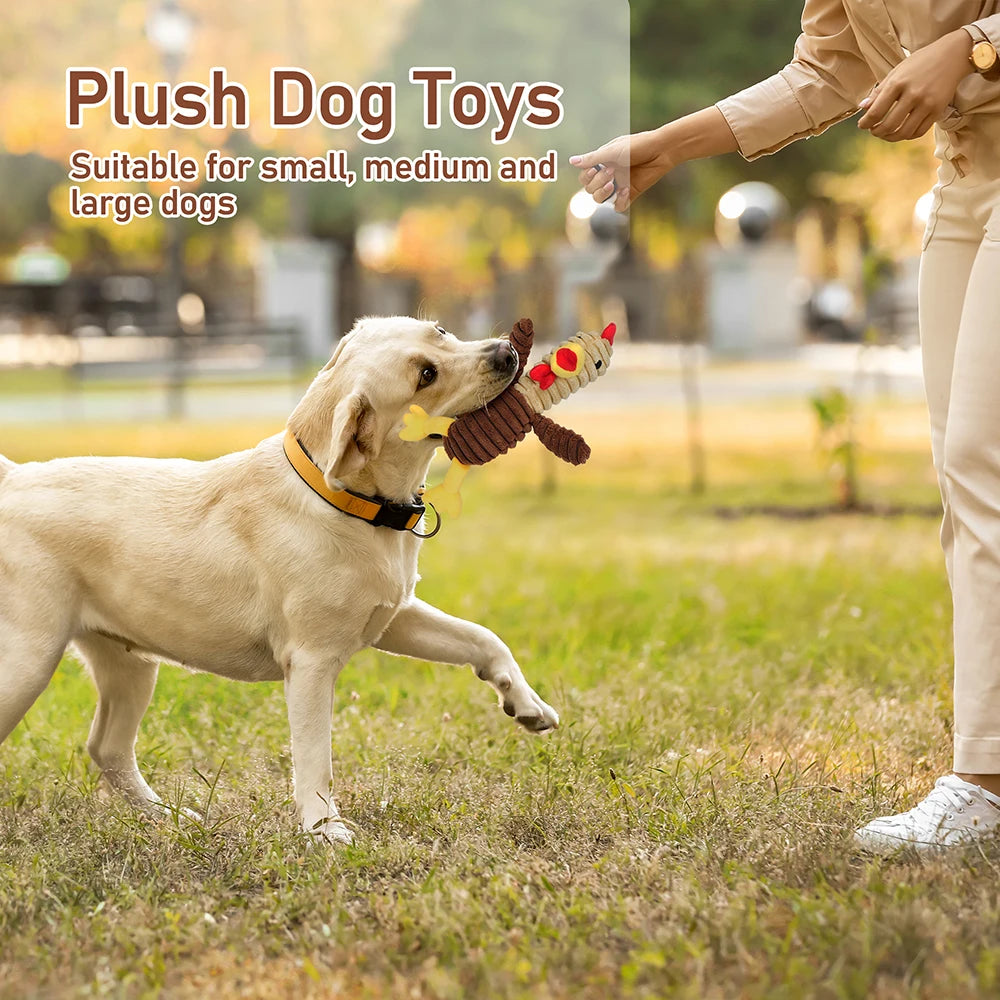 Plush Dog Squeaky Toys.
