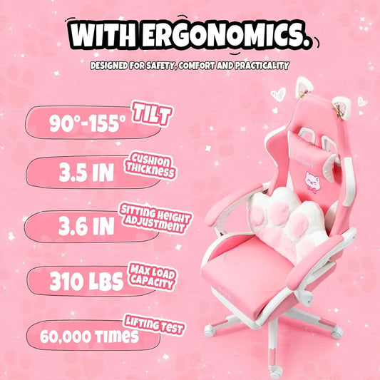 Pink Gaming Chair.