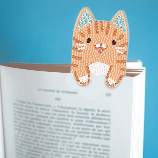 4Pcs Cat Paw Diamond Painting Bookmark.