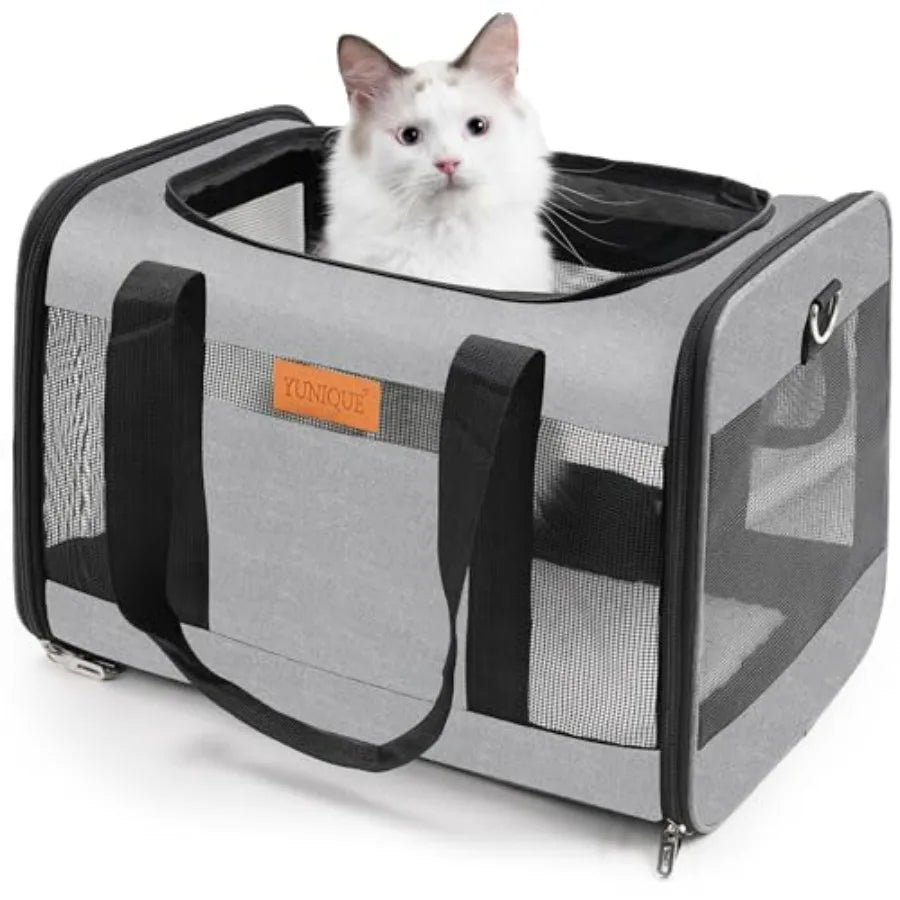 Soft-Sided Cat and Dog Carrier.