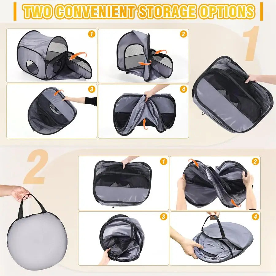 Cat Playpen with Surround Tunnel.
