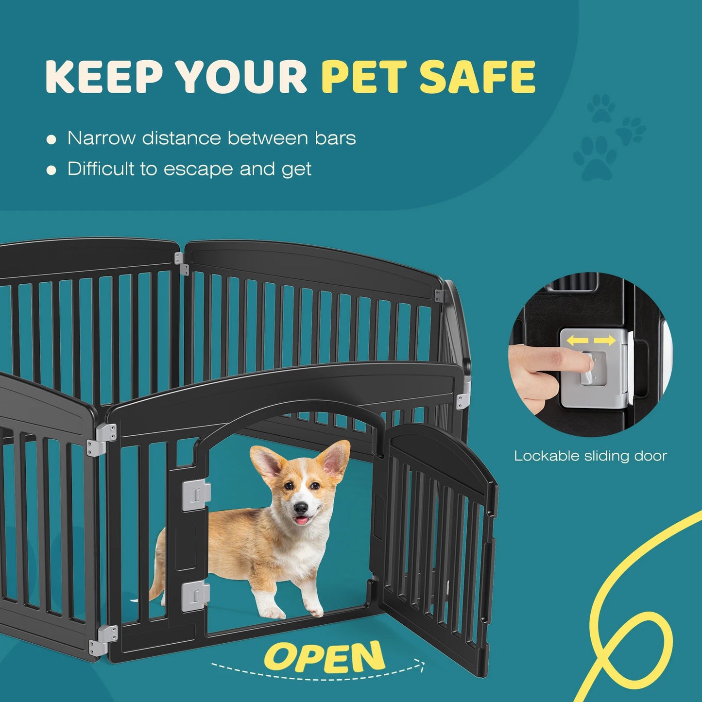 Plastic Dog Playpen.