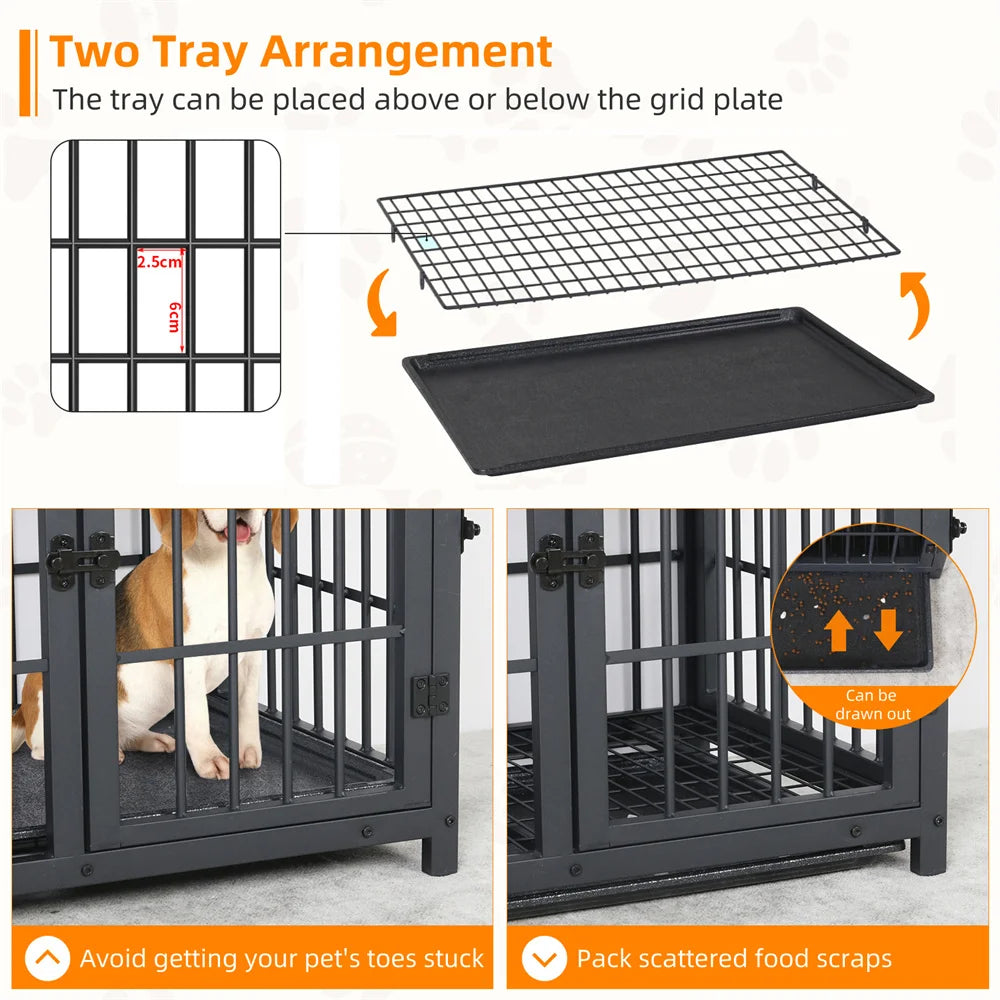Large Wooden Dog Crate.