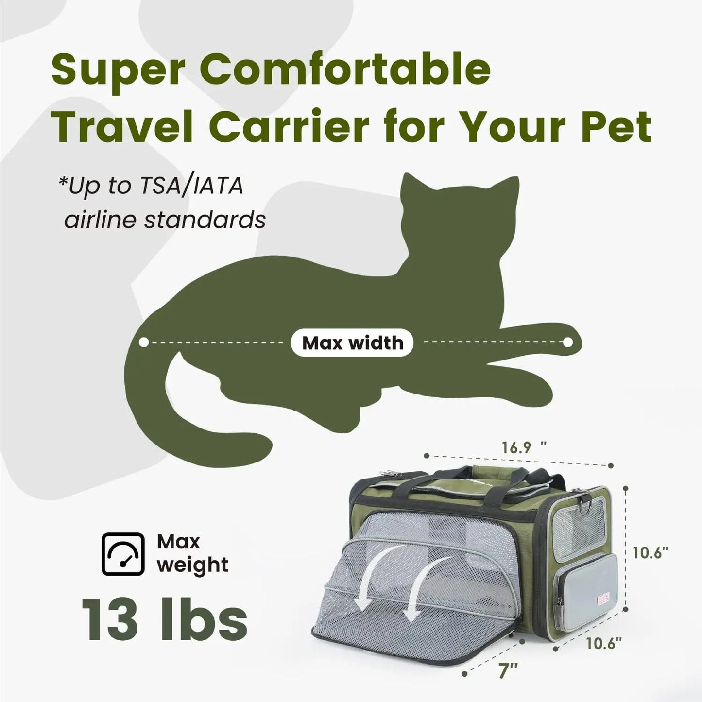 Pet Carrier Airline Approved.
