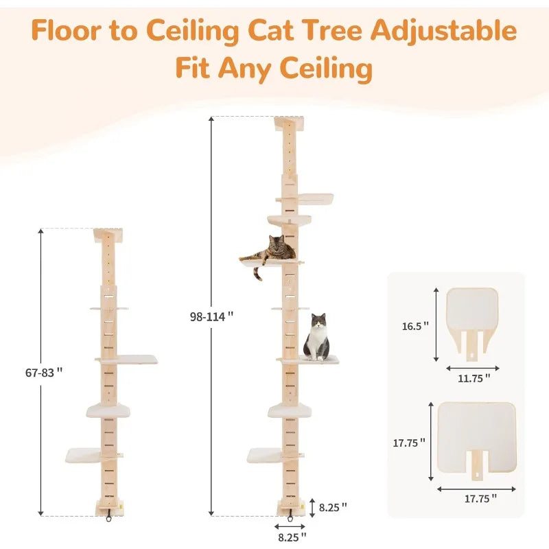Floor to Ceiling Cat Tree.