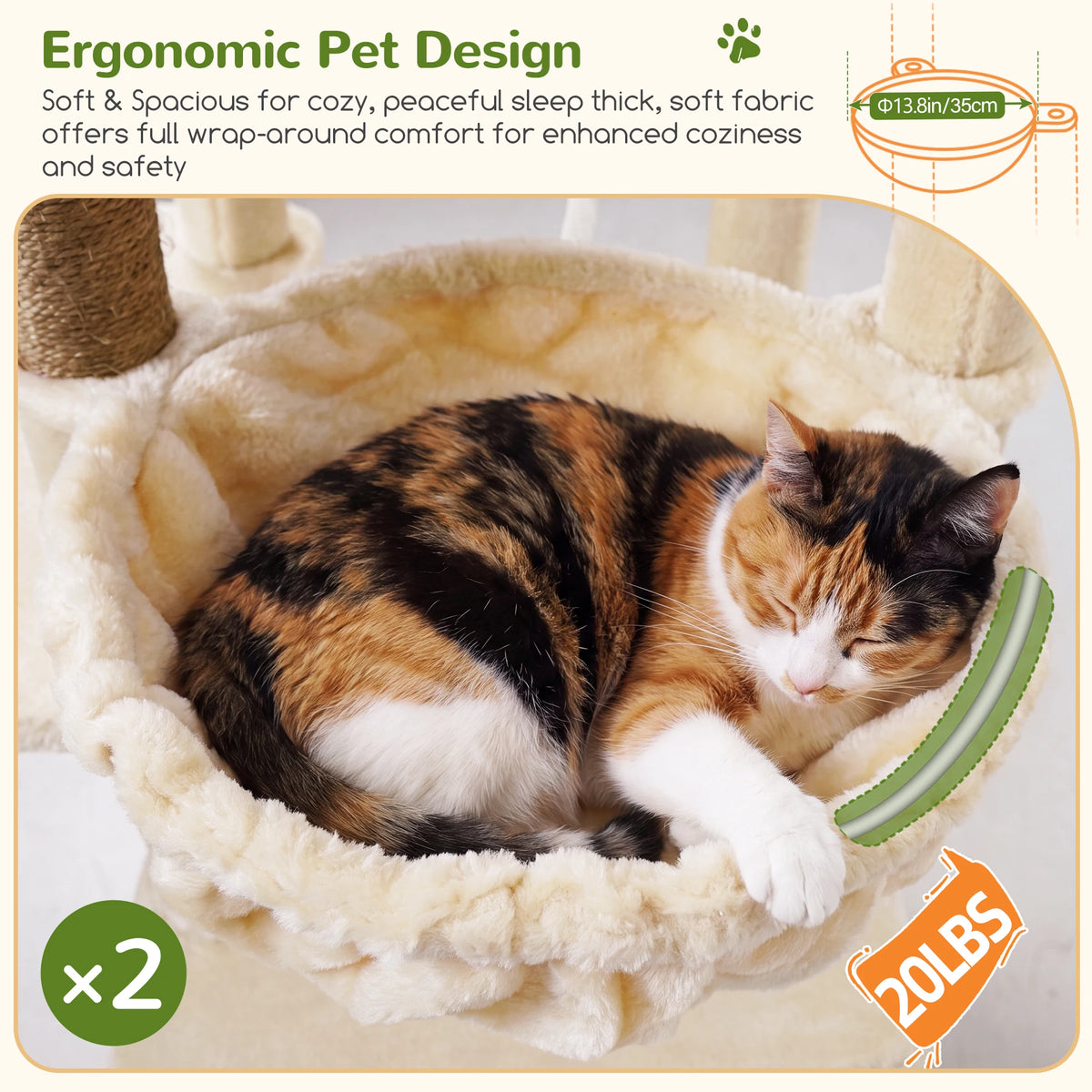 Large Cat Scratcher Tree.