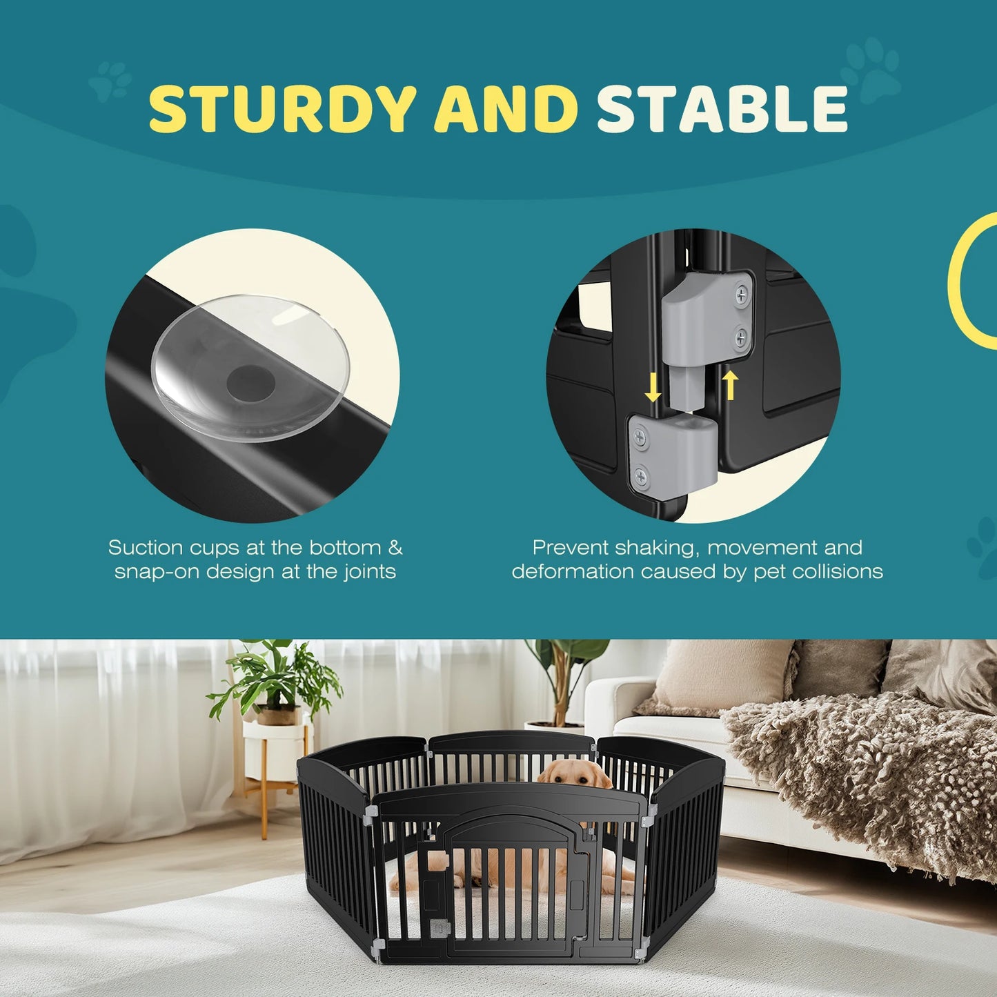 Plastic Dog Playpen.
