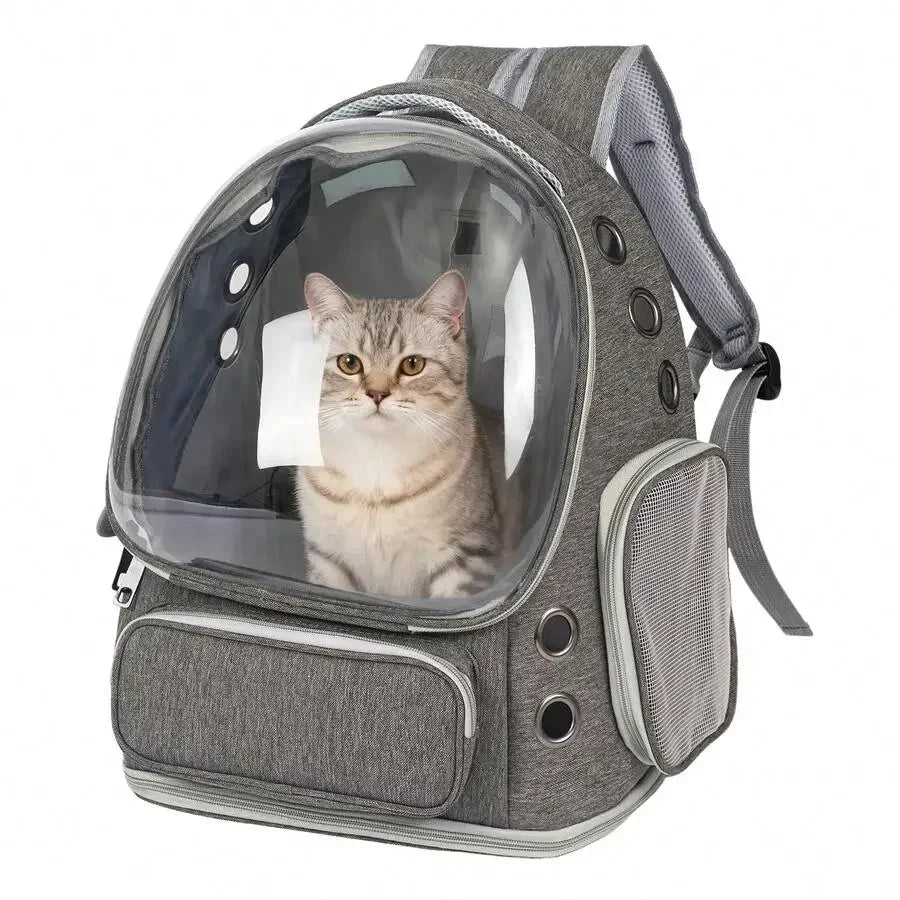 Large Capacity Transparent Cat Backpack.