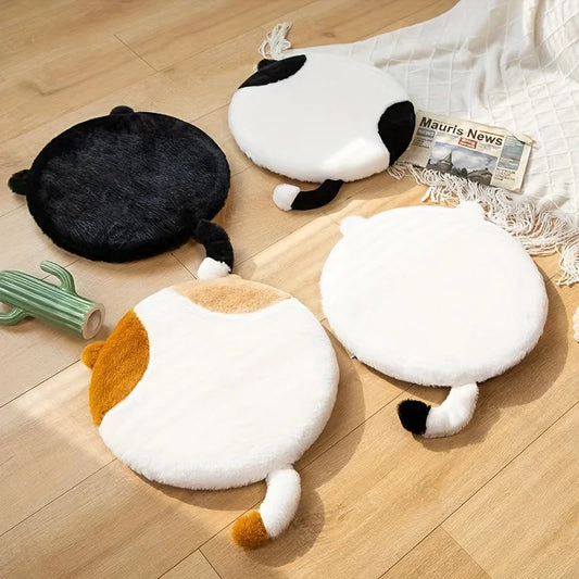 Cartoon Cat Memory Foam Chair Cushion.