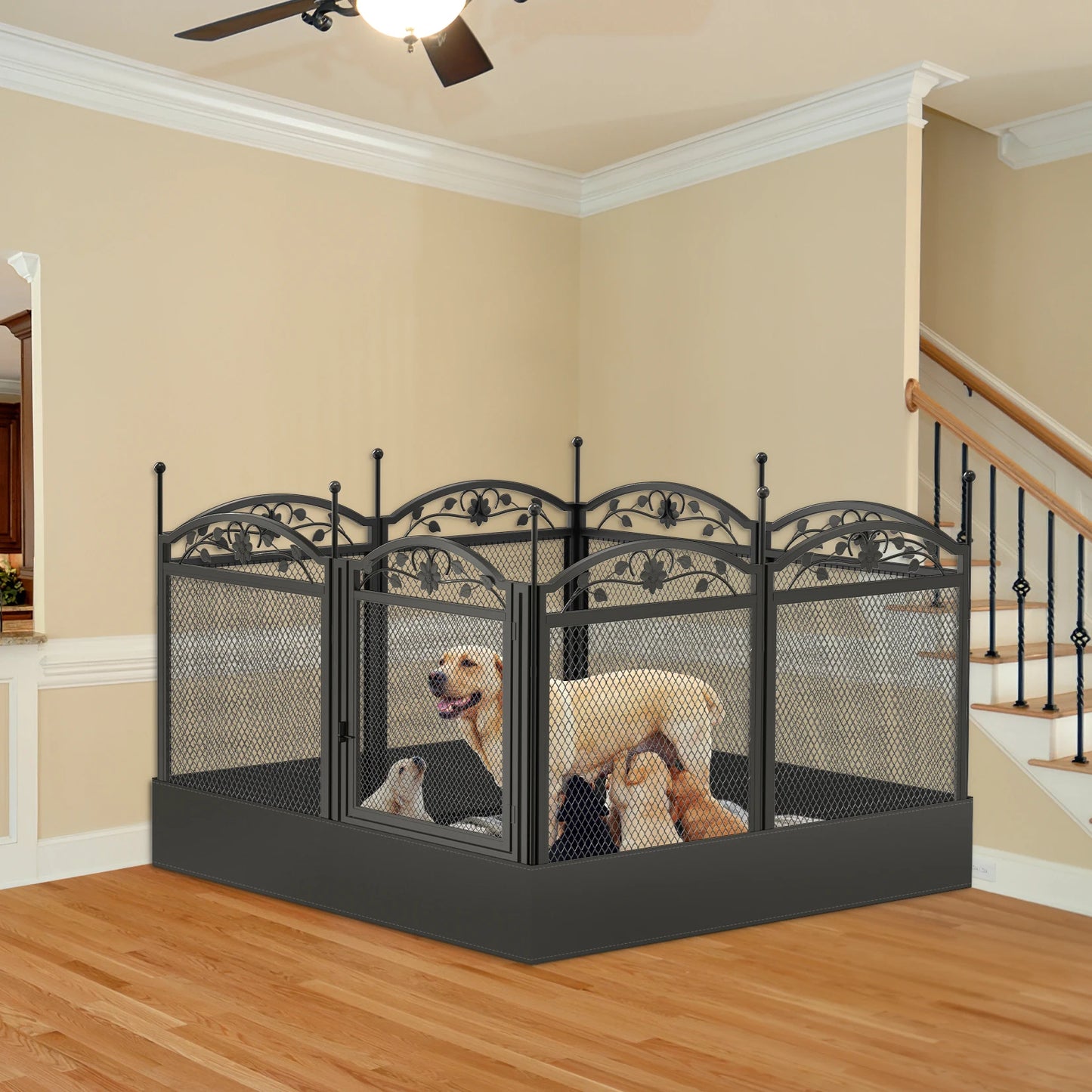 DIY Heavy Duty Dog Playpen.