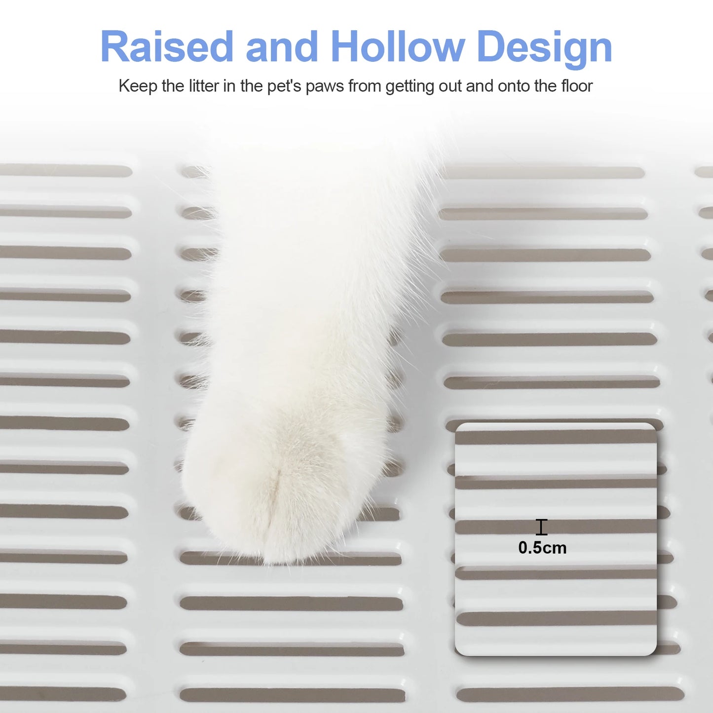 XXL Large Space Foldable Cat Litter Box.
