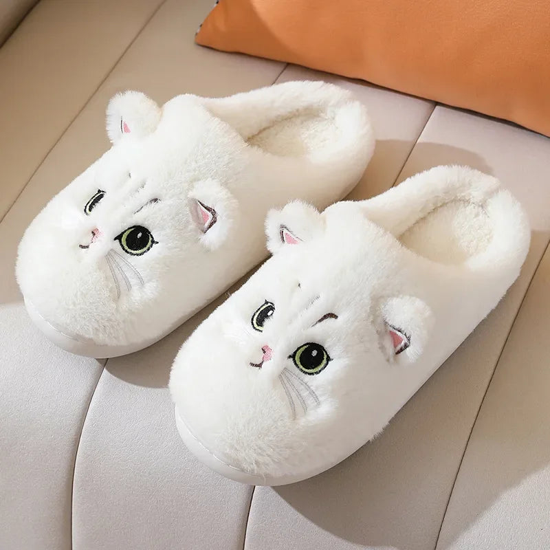Cat Winter Home Slippers.
