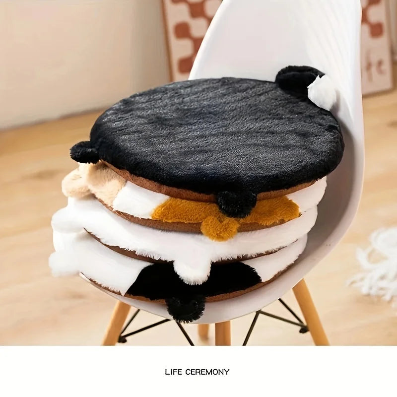 Cartoon Cat Memory Foam Chair Cushion.