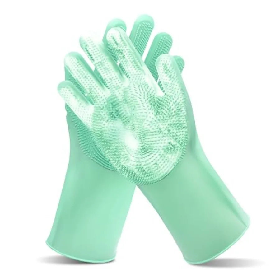 Pet Grooming Gloves for Bathing Dogs and Cats.