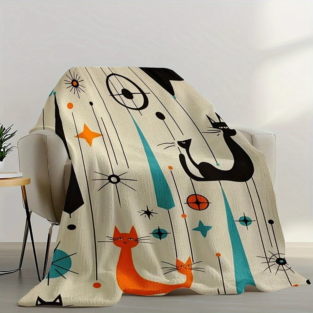 Cat Flannel Blanket.